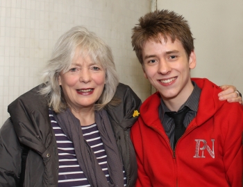 Alison Steadman with Ciaran Brown