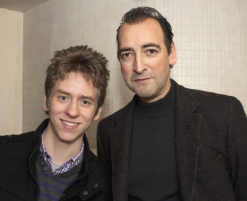 Alistair McGowan with Ciaran Brown