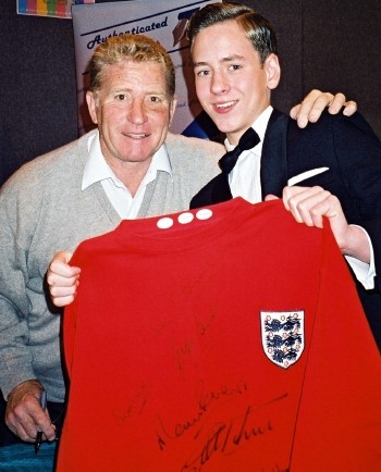 Ciaran Brown with Alan Ball