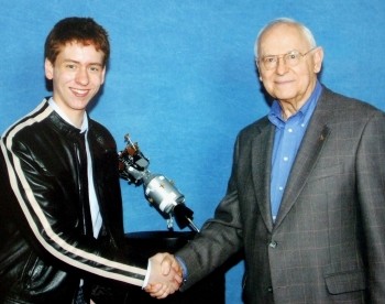 Ciaran Brown with Alan Bean at Autographica 2007
