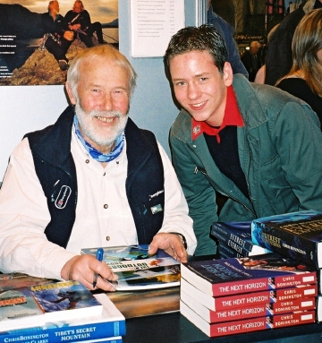 Chris Bonington with Ciaran Brown