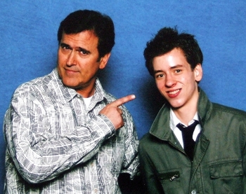 Bruce Campbell with Ciaran Brown