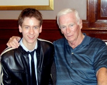 Ciaran Brown and Gene Cernan