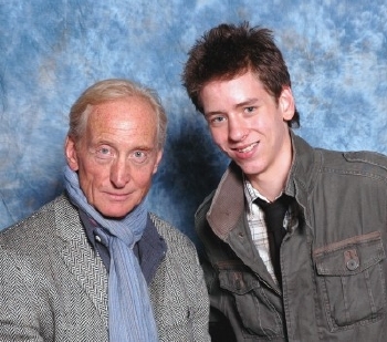 Charles Dance with Ciaran Brown