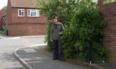 Junction of Salisbury Street and Cobden Street, Nottingham in 2008