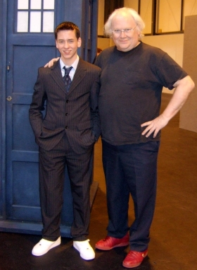 Colin Baker with Ciaran Brown at the Birmingham NEC in 2007