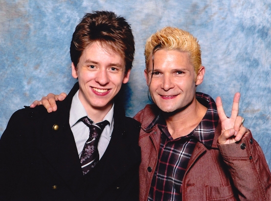 Corey Feldman with Ciaran Brown