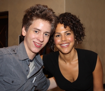 Lenora Crichlow with Ciaran Brown