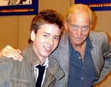 Ciaran Brown with Charles Dance at Earls Court