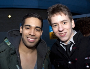 Ciaran Brown with Danyl Johnson