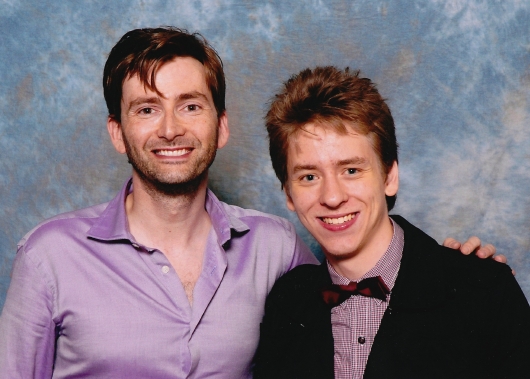 David Tennant with Ciaran Brown