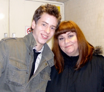 Dawn French with Ciaran Brown