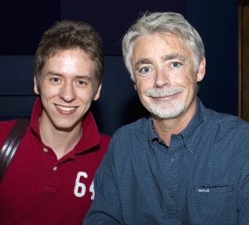 Eoin Colfer with Ciaran Brown