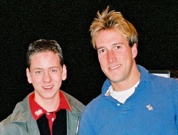 Ciaran Brown with Ben Fogle