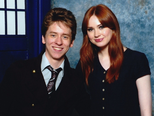 Karen Gillan with Ciaran Brown