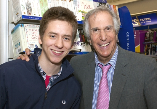 Henry Winkler with Ciaran Brown