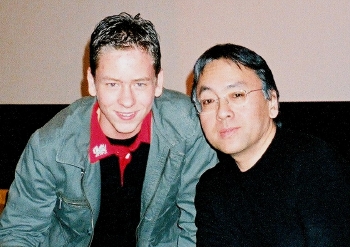 Ciaran Brown with Kazuo Ishiguro