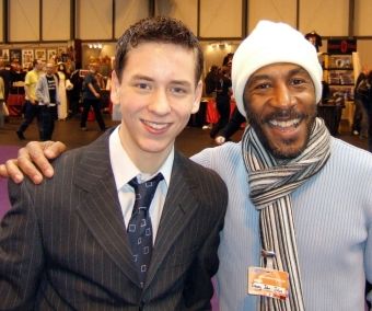 Danny John-Jules with Ciaran Brown