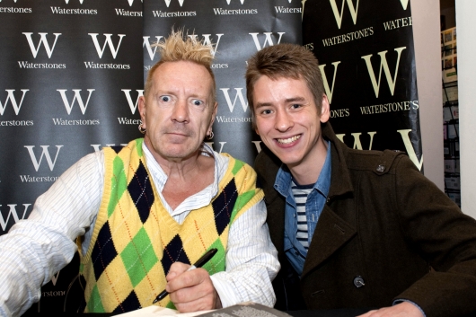 John Lydon with Ciaran Brown