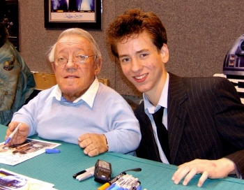 Kenny Baker with Ciaran Brown