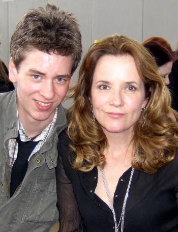 Lea Thompson with Ciaran Brown