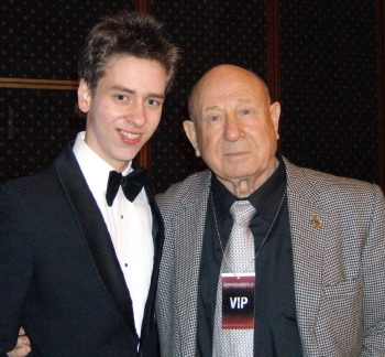 Alexei Leonov with Ciaran Brown