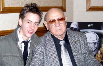 Ciaran Brown meets Alexei Leonov in Birmingham in April 2008