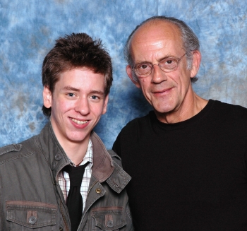 Christopher Lloyd with Ciaran Brown