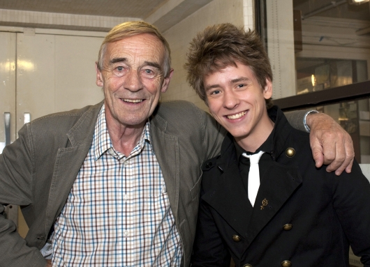 Michael Jayston with Ciaran Brown