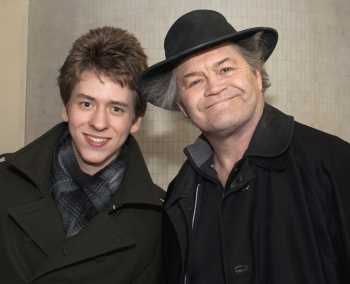 Micky Dolenz with Ciaran Brown