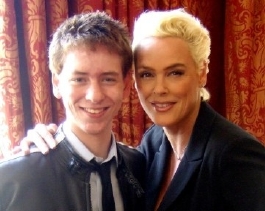 Brigitte Nielsen with Ciaran Brown