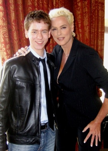 Brigitte Nielsen with Ciaran Brown