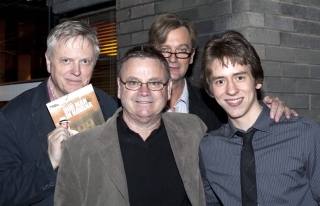 Philip Franks, Norman Pace & Simon Shepherd with Ciaran Brown at the Nottingham Playhouse