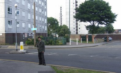 The site of Willoughby Street (now Park Street), Nottingham in 2008