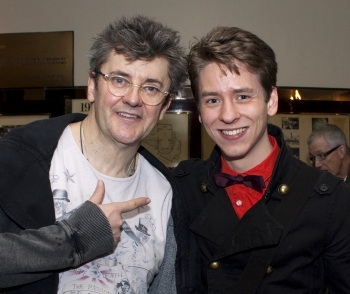 Joe Pasquale with Ciaran Brown