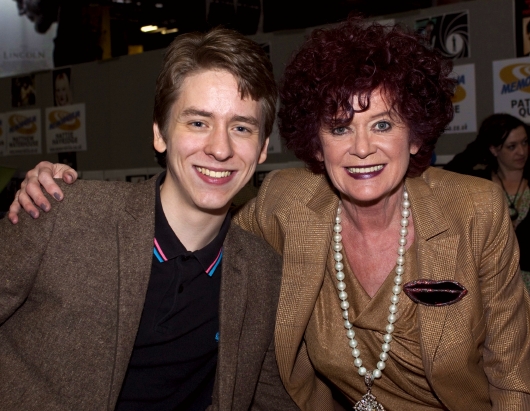 Patricia Quinn with Ciaran Brown