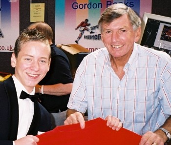 Ciaran Brown with Martin Peters