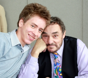 Ciaran Brown with John Rhys-Davies