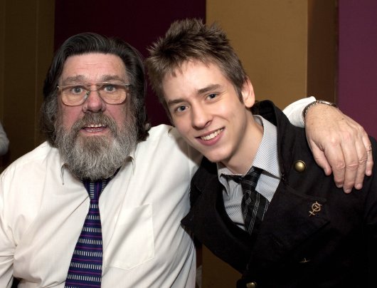 Ricky Tomlinson with Ciaran Brown