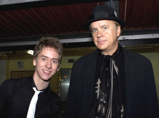 Tim Robbins with Ciaran Brown