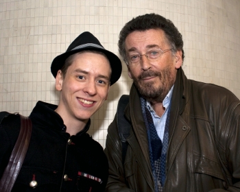 Robert Powell with Ciaran Brown