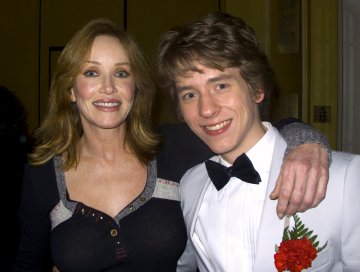 Tanya Roberts with Ciaran Brown