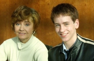 Prunella Scales with Ciaran Brown