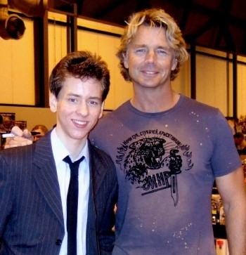 Ciaran Brown with John Schneider