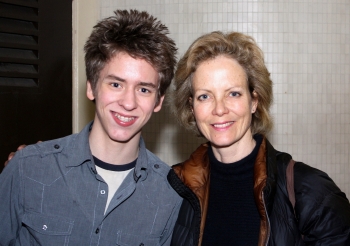 Ciaran Brown with Jenny Seagrove