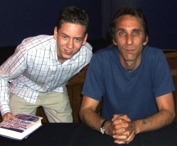 Ciaran Brown with Will Self