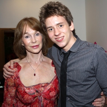 Shirley Anne Field with Ciaran Brown