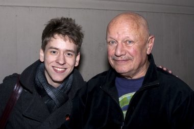 Ciaran Brown with Steven Berkoff