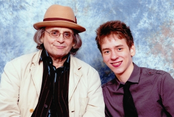 Sylvester McCoy with Ciaran Brown