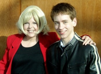 Sally Thomsett with Ciaran Brown